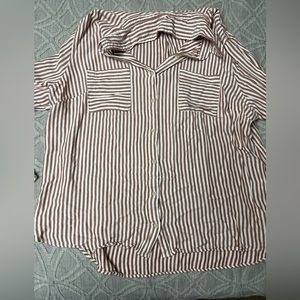 Ava & Viv striped button down